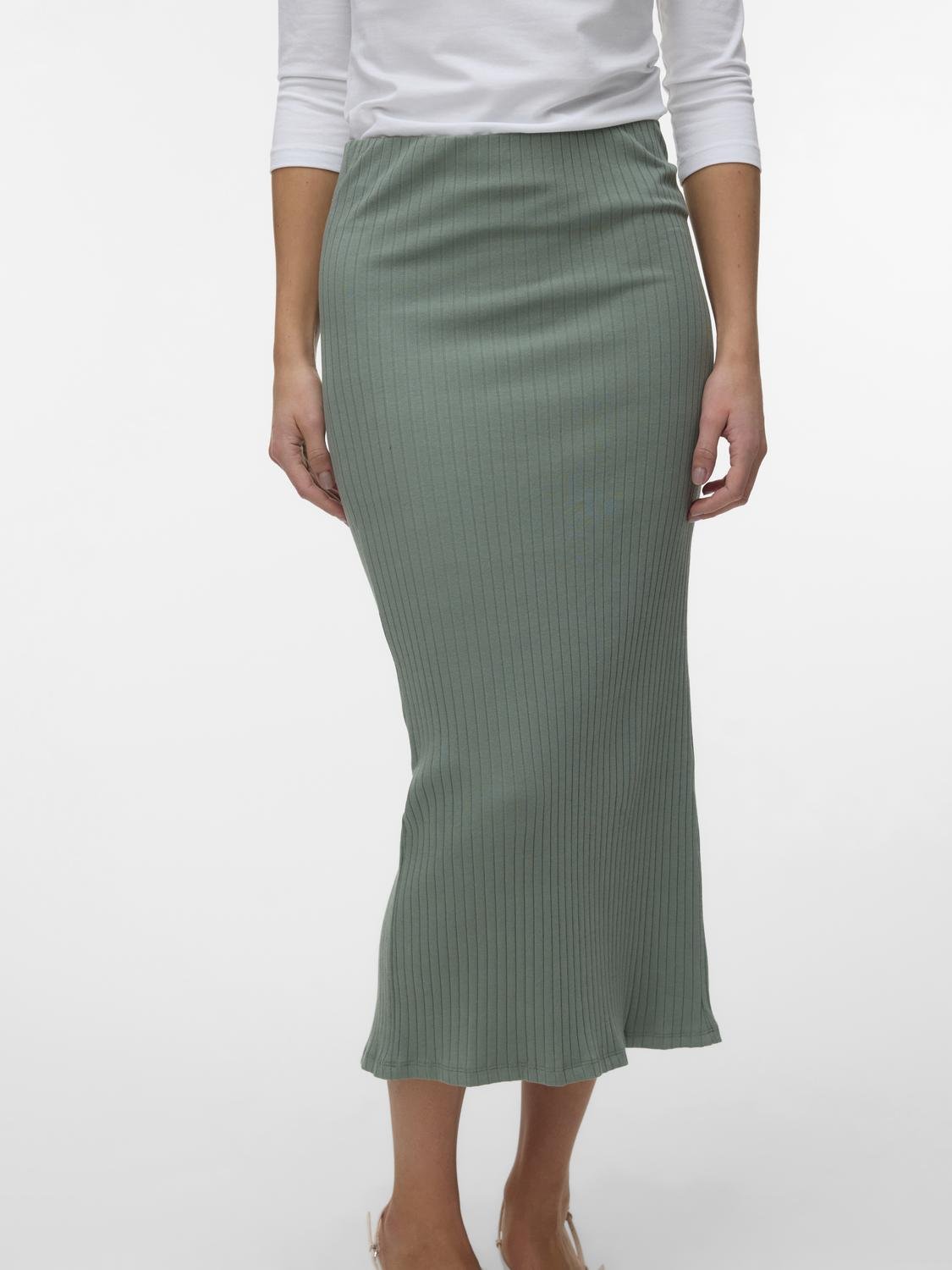VMRUBY Long Skirt - Laurel Wreath - VERO MODA & VILA Bergvik